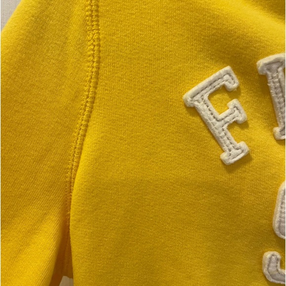 abercrombie and fitch yellow zip up jacket - Picture 3 of 6